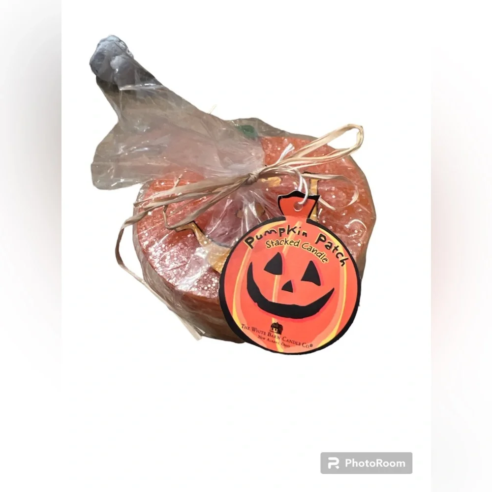 Vintage White Barn Candle Co Halloween Candle - Jack-O-Lantern - New in Package‎
